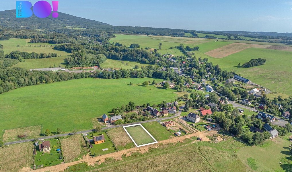 Prodej stavebního pozemku 1 506 m², Křižany – náhled fotky 2