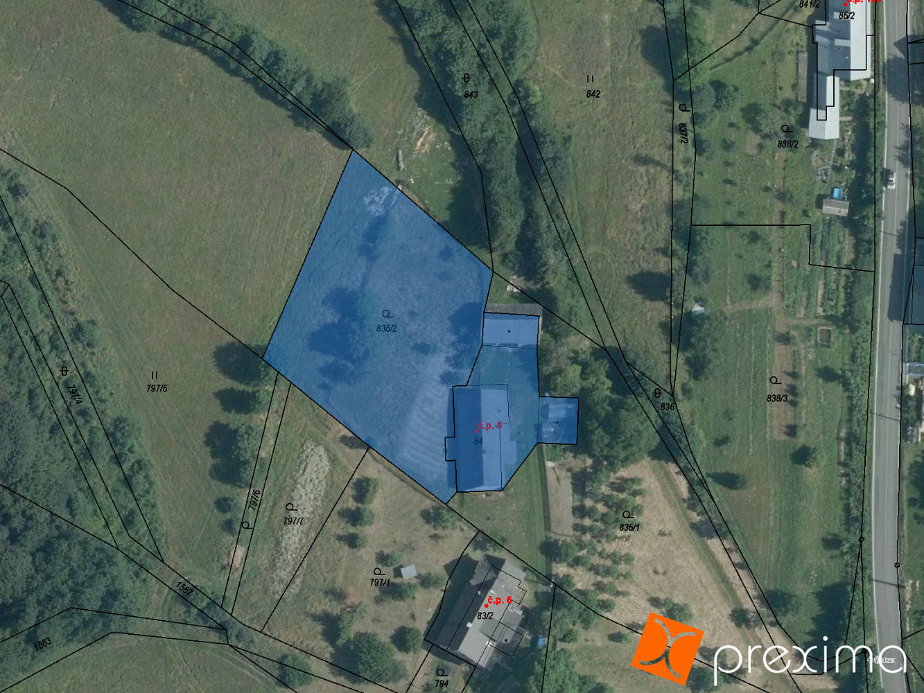 Prodej domu 255 m² s pozemkem 23 505 m²
