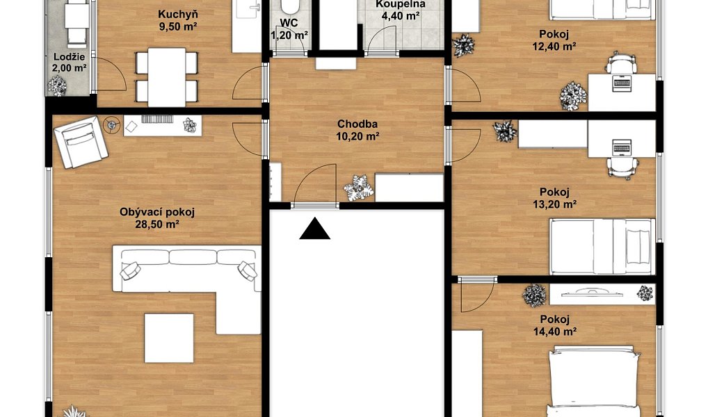 Prodej bytu 4+1 95 m², Pardubice – náhled fotky 25