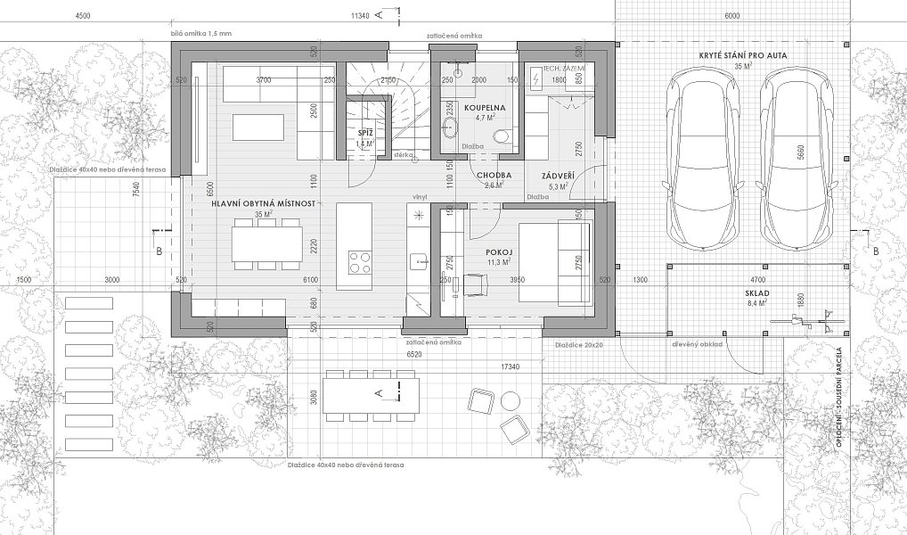 Prodej domu na klíč 125 m² s pozemkem 534 m², Liptál – náhled fotky 20