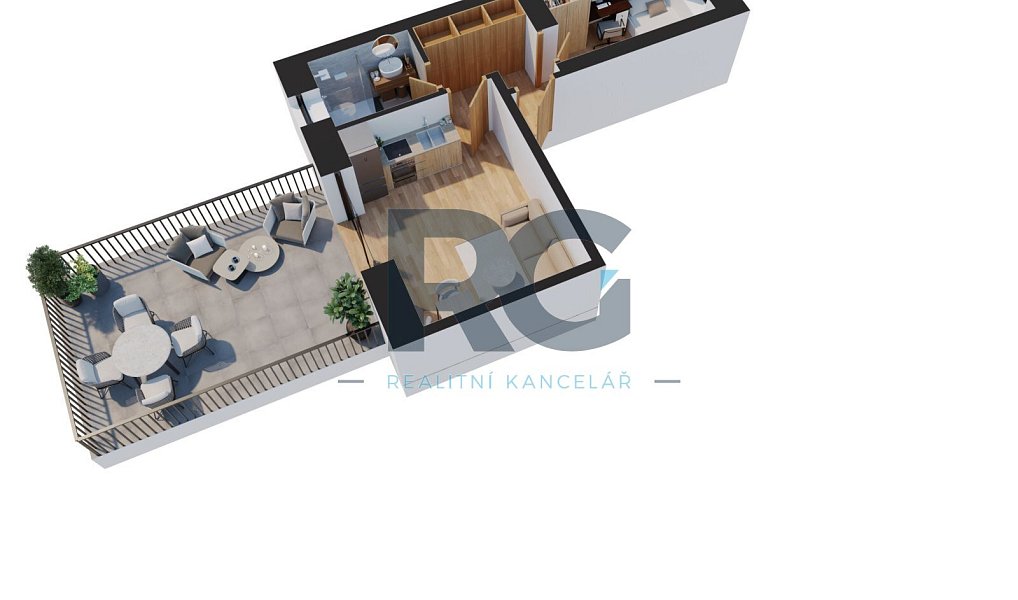 Prodej bytu 2+kk 51 m², Praha – náhled fotky 2