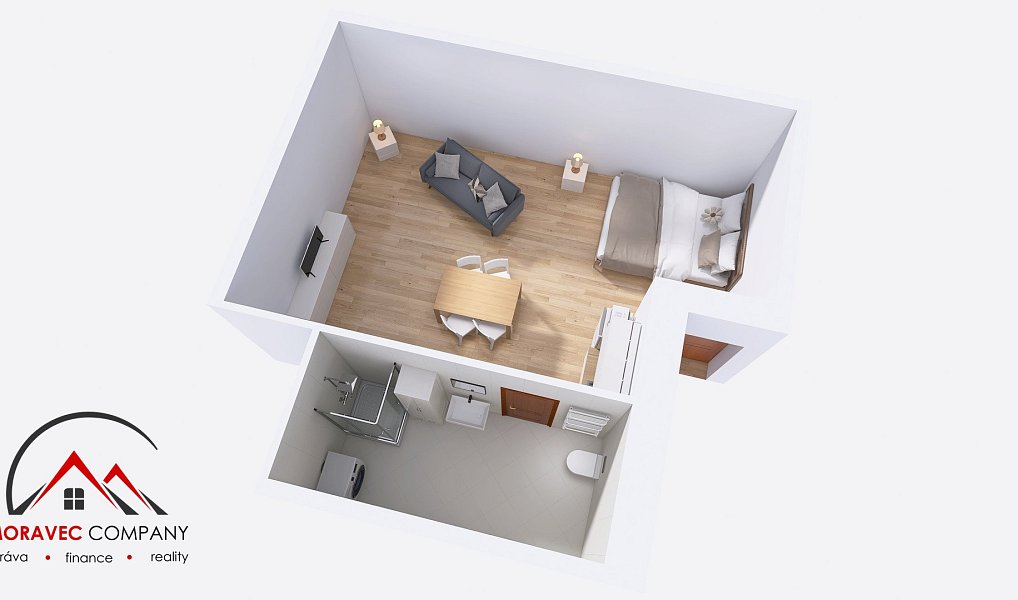 Pronájem bytu 1+kk 38 m², Ostrava – náhled fotky 13