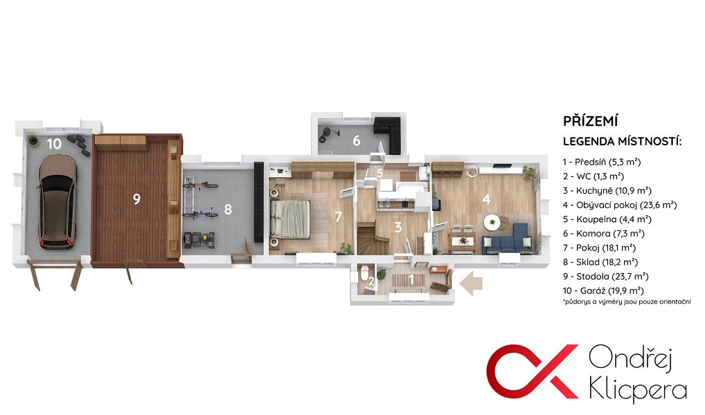 Prodej chaty/chalupy 120 m² s pozemkem 1 203 m², Jičíněves – náhled fotky 2