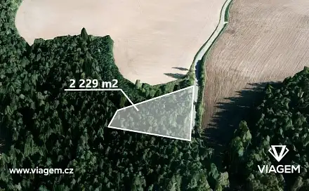 Prodej lesa 1 114 m², Manětín, okres Plzeň-sever