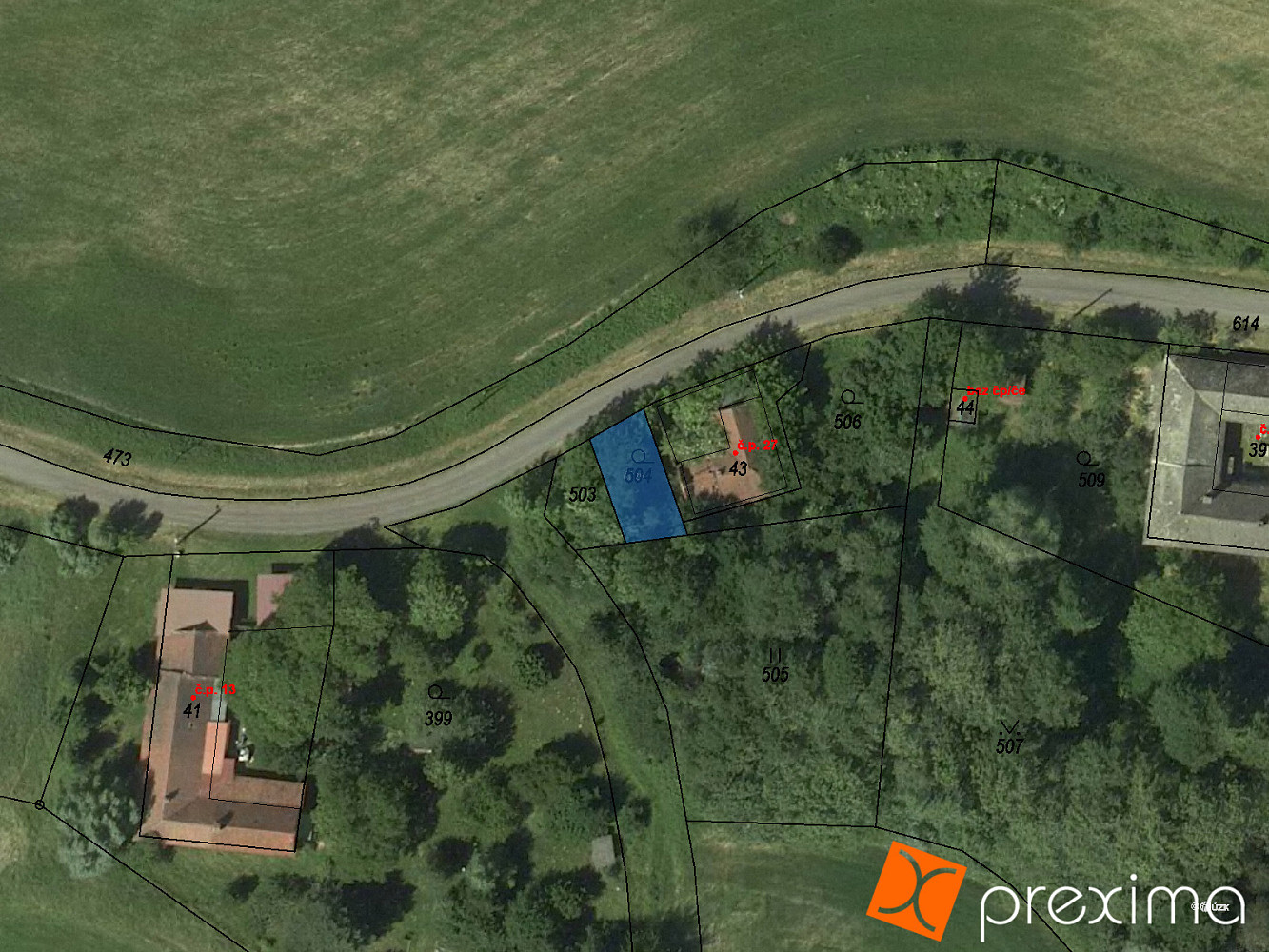 Prodej stavebního pozemku 87 m²