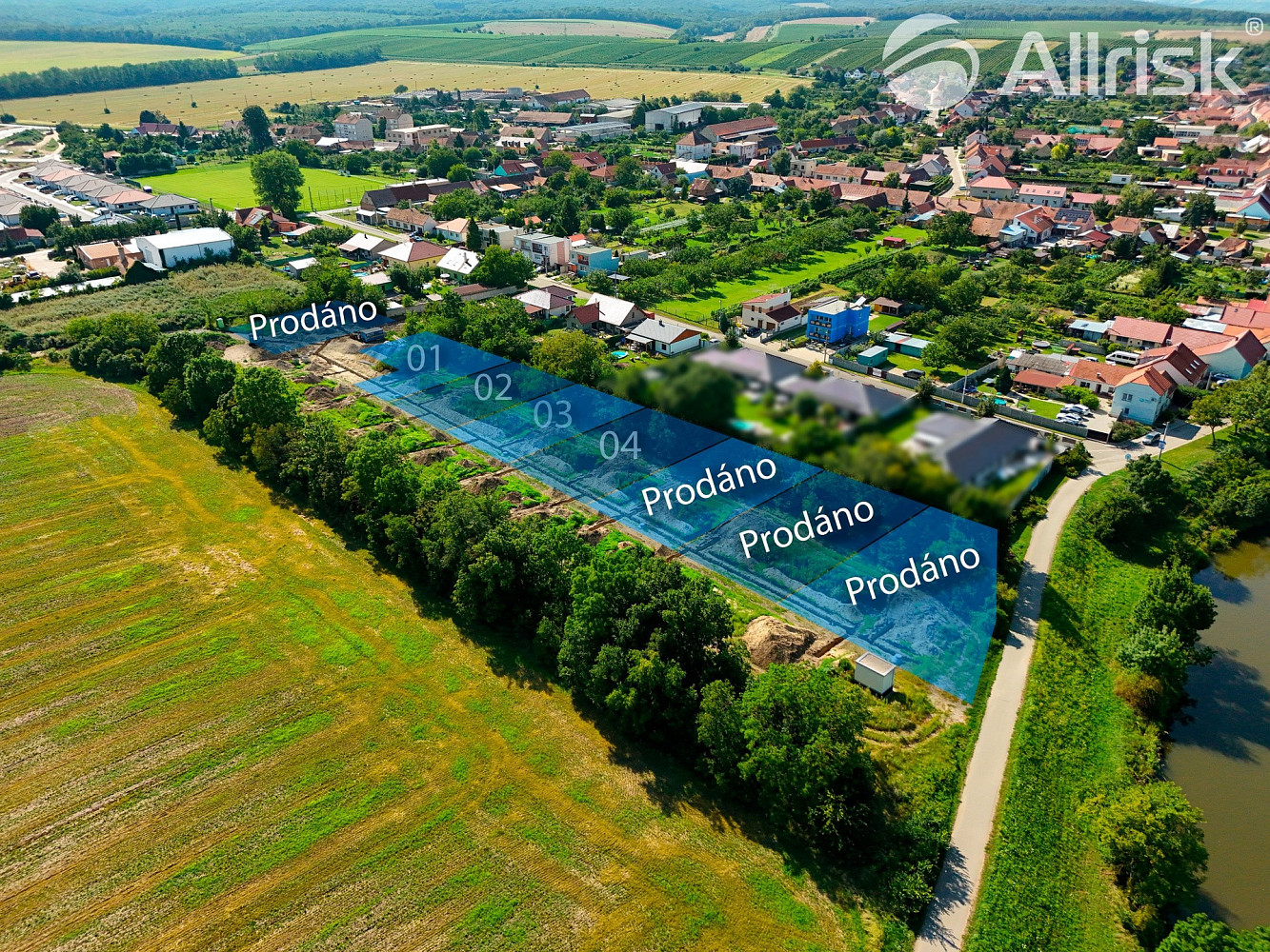 Prodej stavebního pozemku 604 m²