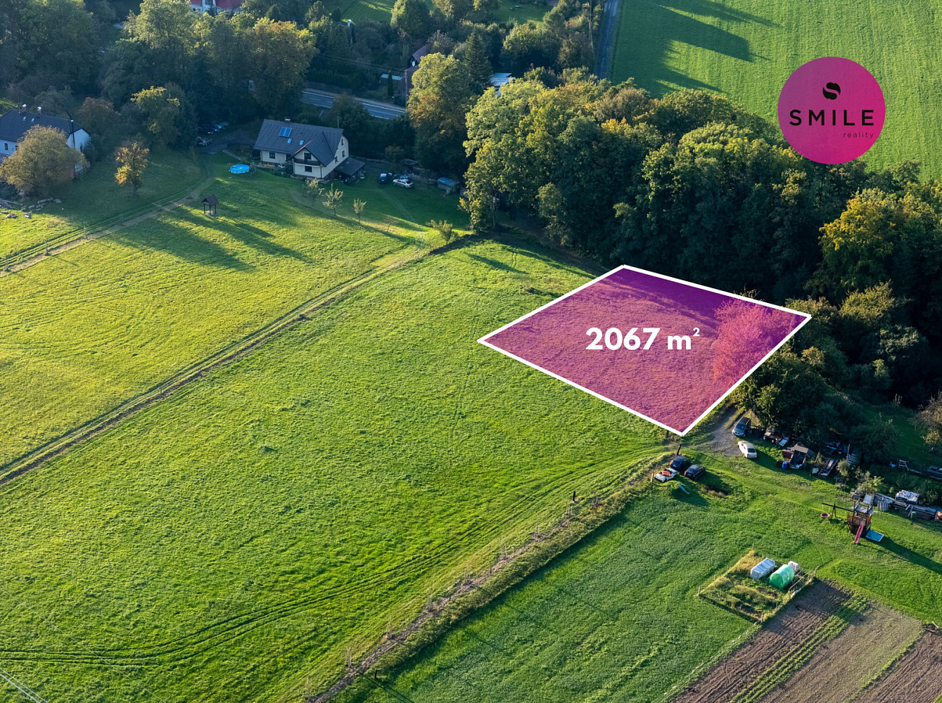Prodej stavebního pozemku 2 067 m²