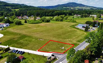 Prodej stavebního pozemku 799 m², Dlouhá Ves, okres Klatovy