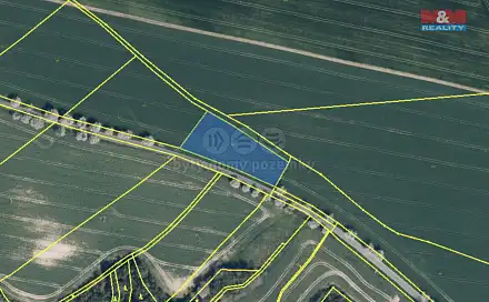 Prodej pole 2 996 m², Úštěk, okres Litoměřice