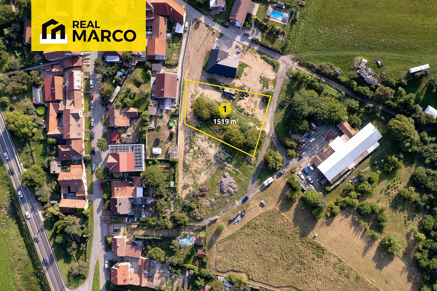 Prodej stavebního pozemku 1 519 m² – fotografie 4