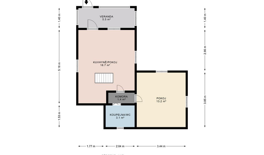 Prodej chaty/chalupy 69 m² s pozemkem 560 m², Bukovany – náhled fotky 5