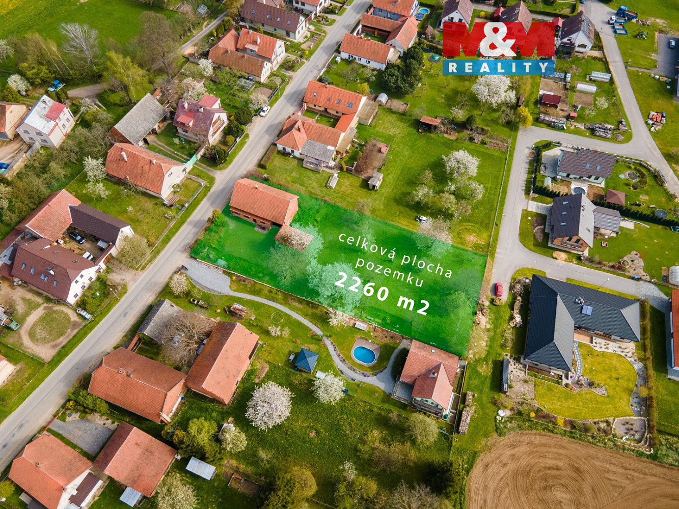 Prodej domu 55 m² s pozemkem 2 260 m²