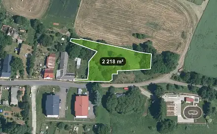 Prodej stavebního pozemku 2 218 m², Lestkov, okres Tachov