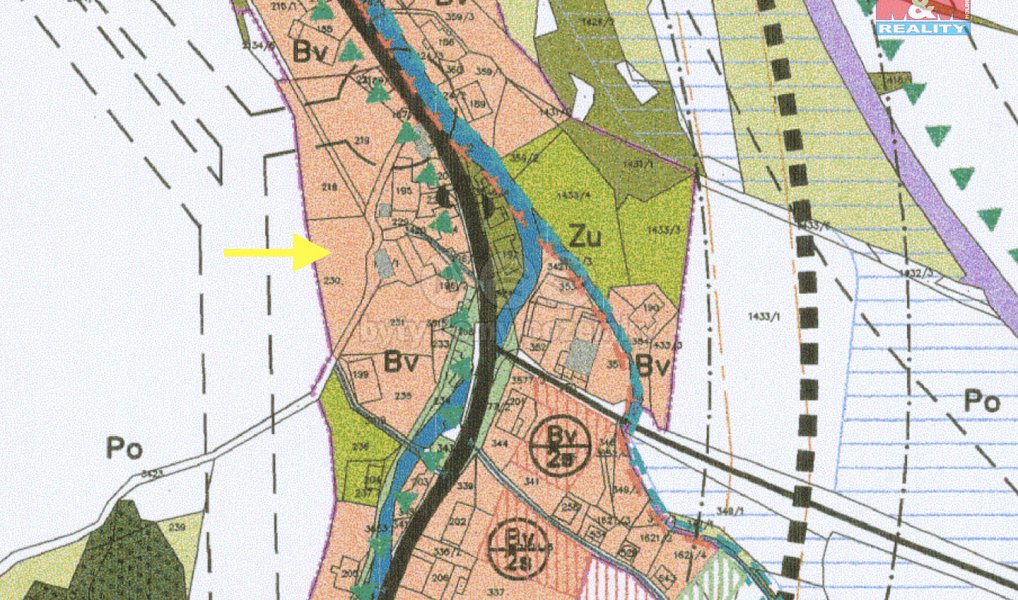 Prodej stavebního pozemku 1 442 m², Vápenná – náhled fotky 9