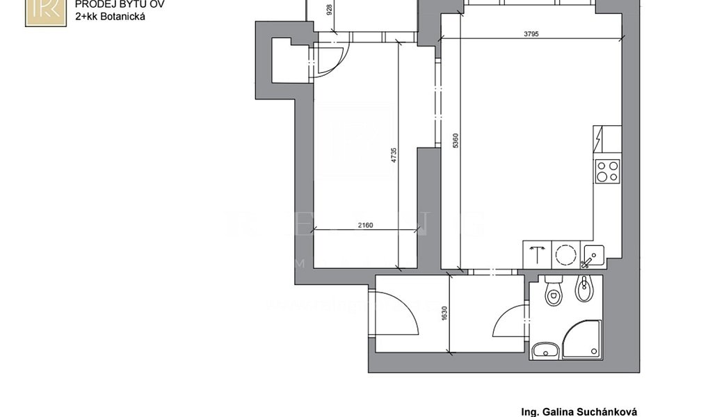 Prodej bytu 2+kk 48 m², Brno – náhled fotky 4