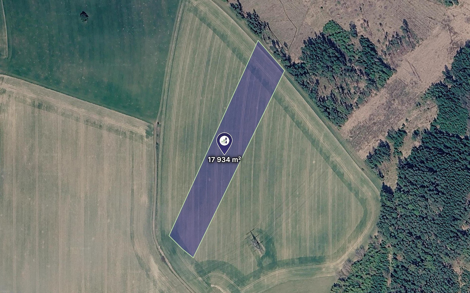 Prodej pole 9 862 m²