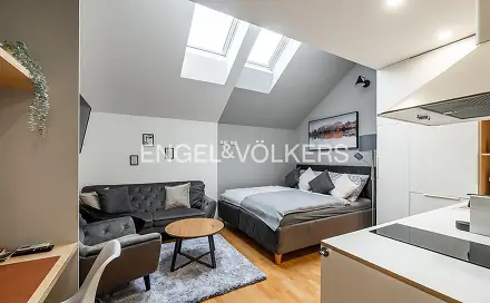 Pronájem bytu 1+kk 27 m², Štěpánská, Praha 1 - Nové Město
