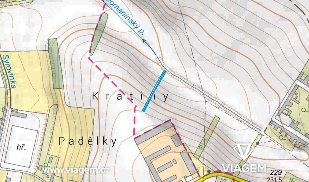 Prodej pole 681 m², Domanín – náhled fotky 3