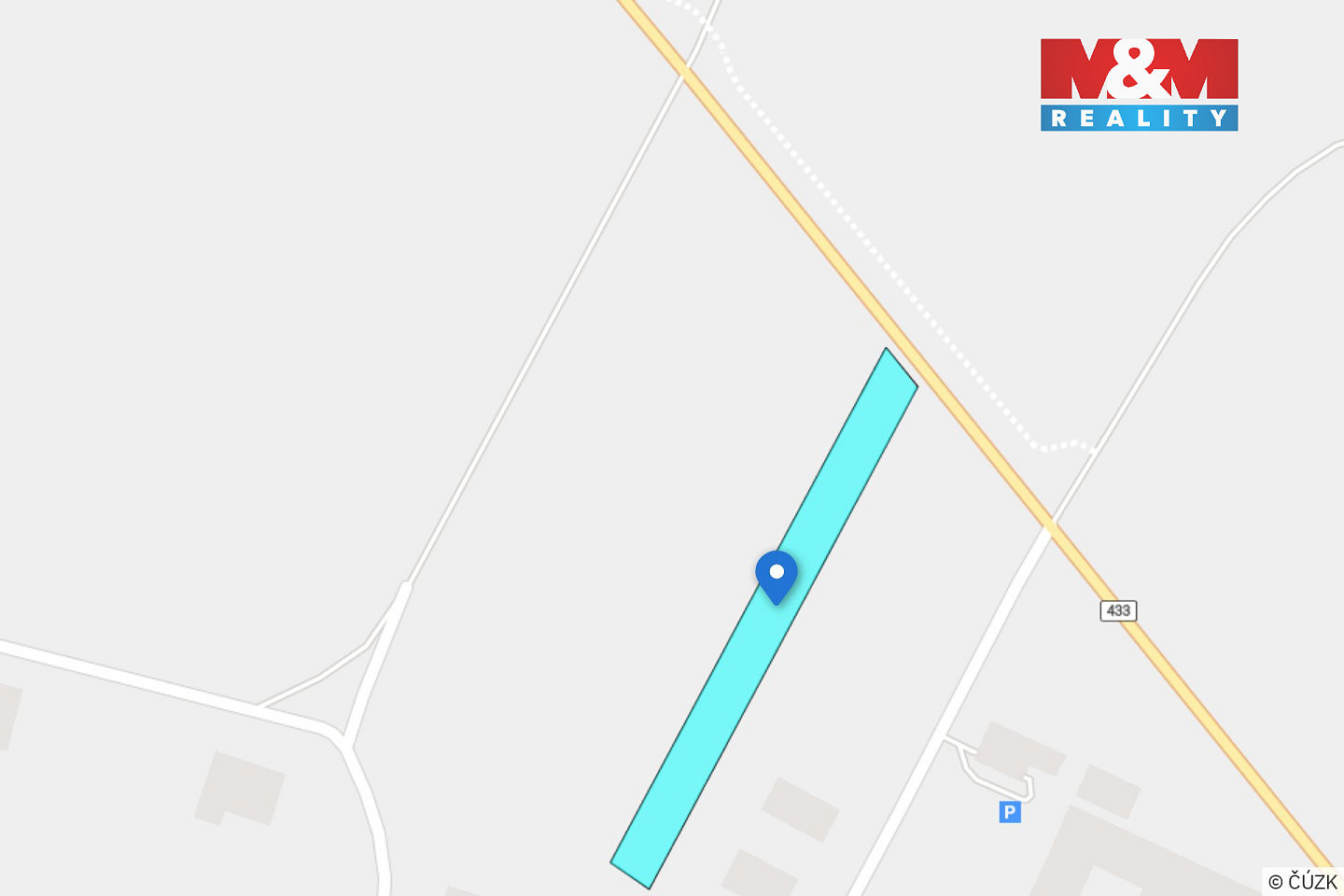 Prodej stavebního pozemku 1 962 m² – pohled 6