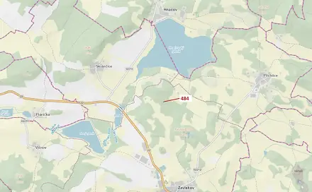 Dražba lesa 90 m², Hnačov