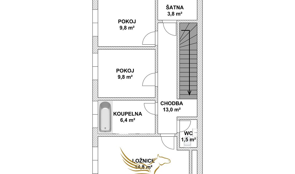 Prodej domu 122 m² s pozemkem 448 m², Brno – náhled fotky 19