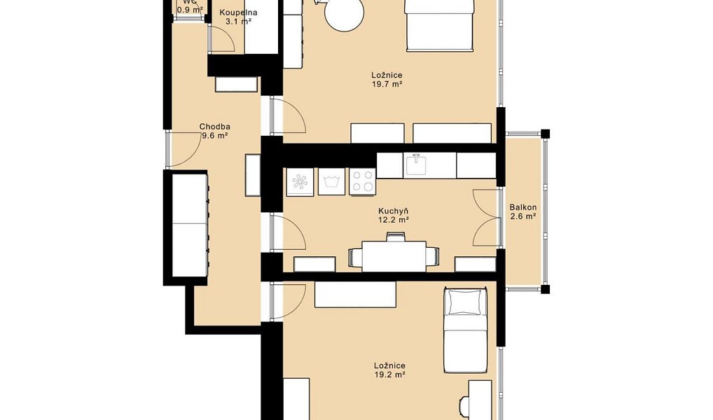 Prodej bytu 2+1 65 m², Praha – náhled fotky 14