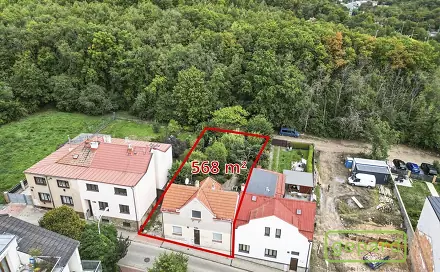 Prodej stavebního pozemku 568 m², Dolnokrčská, Praha 4 - Krč