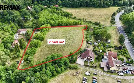 Prodej stavebního pozemku 7 548 m², Liběchov, okres Mělník
