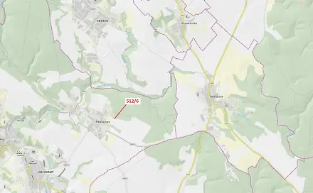 Dražba lesa 52 m², Zbýšov