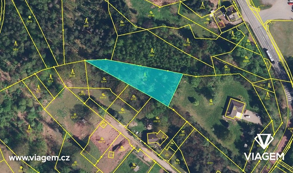 Prodej lesa 776 m², Náchod – náhled fotky 3