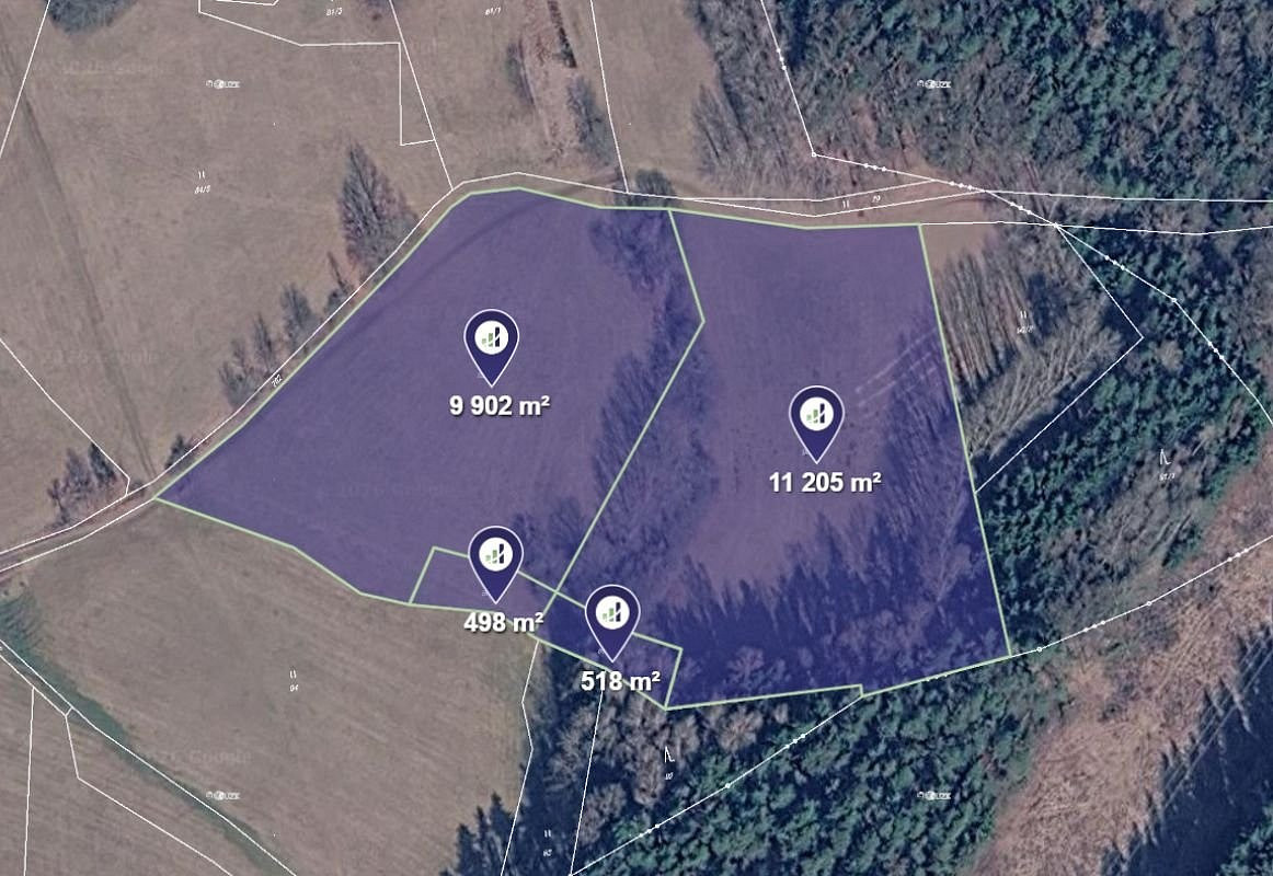 Prodej louky 18 436 m² rezervováno