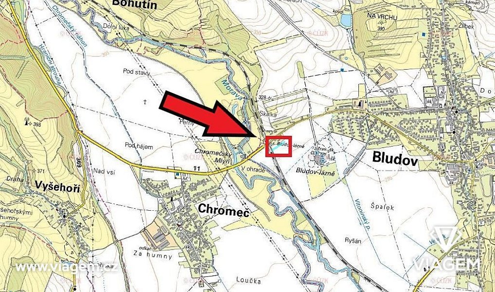 Prodej pole 1 386 m², Bludov – náhled fotky 3