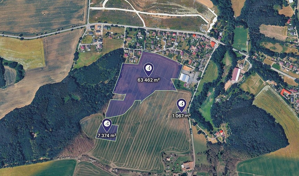 Prodej pole 71 903 m², Bystřice – náhled fotky 4