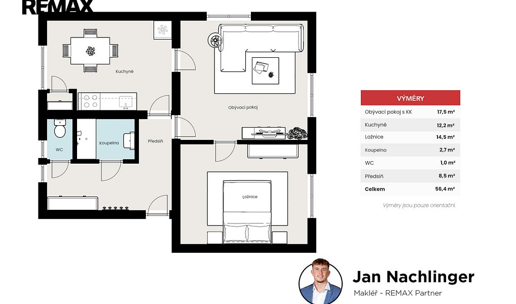 Prodej bytu 2+1 56 m², Kutná Hora – náhled fotky 2