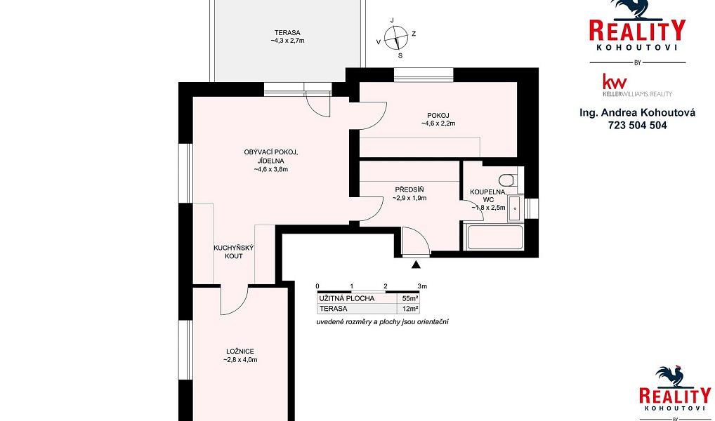 Prodej bytu 3+kk 77 m², Tábor – náhled fotky 6