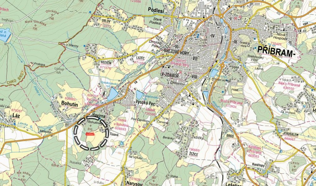 Prodej louky 11 507 m², Bohutín – náhled fotky 3