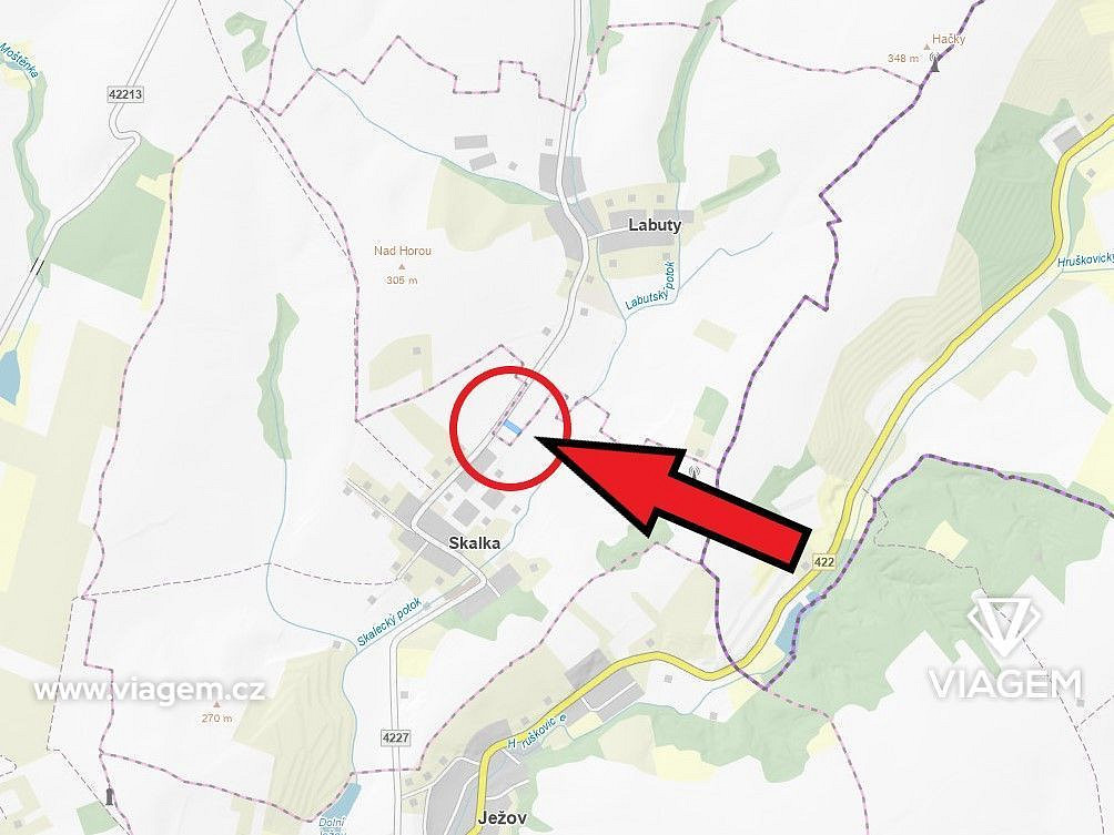 Prodej pole 801 m² – pohled 2