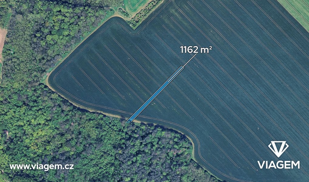 Prodej pole 581 m², Židlochovice – náhled fotky 2