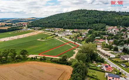 Prodej stavebního pozemku 3 253 m², Strakonice - Dražejov