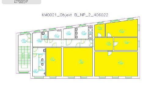 Pronájem kanceláře 20 m², Palackého, Holešov, okres Kroměříž