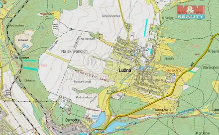 Prodej komerčního pozemku 30 021 m², Lužná, okres Rakovník