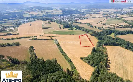 Prodej pole 11 542 m², Čkyně, okres Prachatice