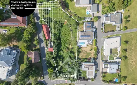 Prodej stavebního pozemku 2 666 m², Zlín - Příluky