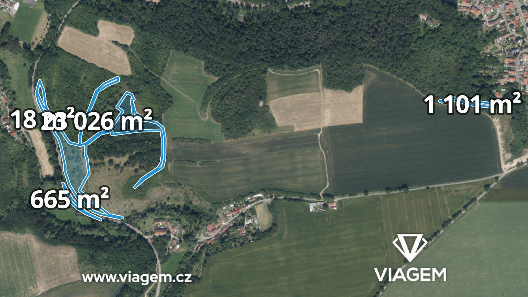 Prodej pole 689 m²