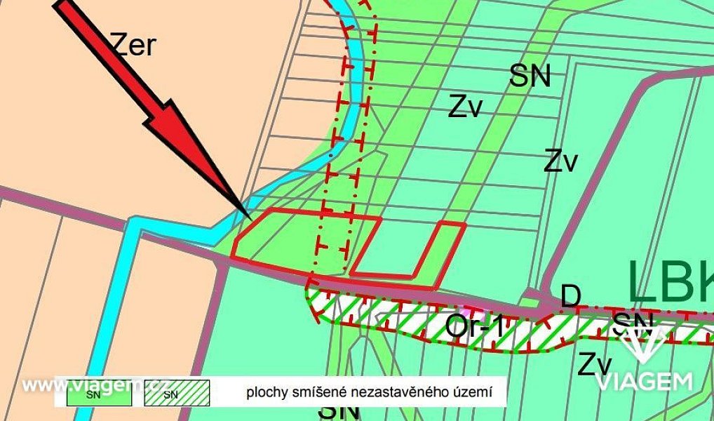Prodej zahrady 551 m², Božice – náhled fotky 5