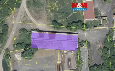 Pronájem skladovacích prostor 300 m², Cítoliby, okres Louny