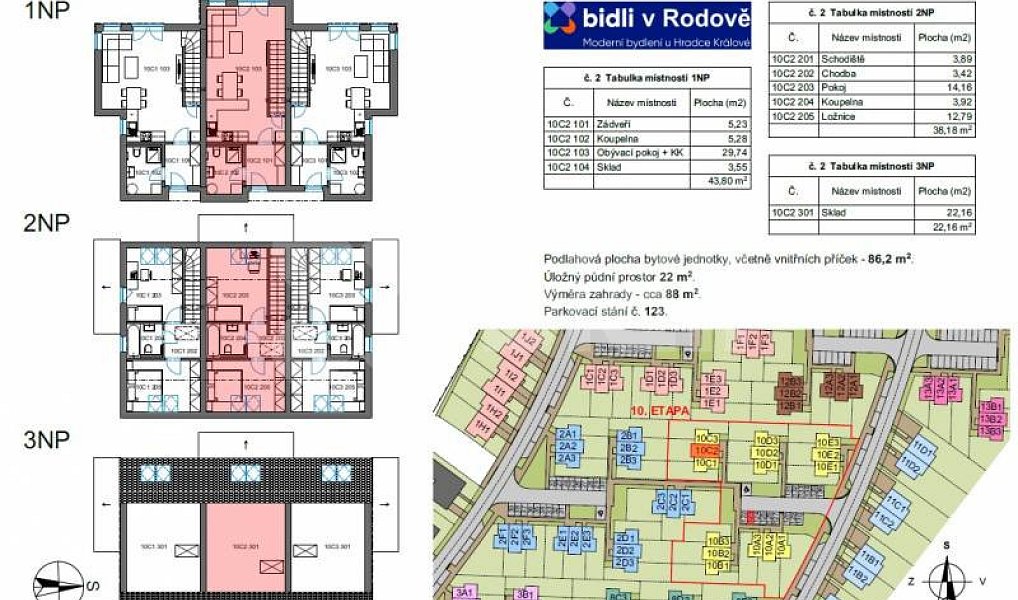 Prodej bytu 3+kk 108 m², Smiřice – náhled fotky 3
