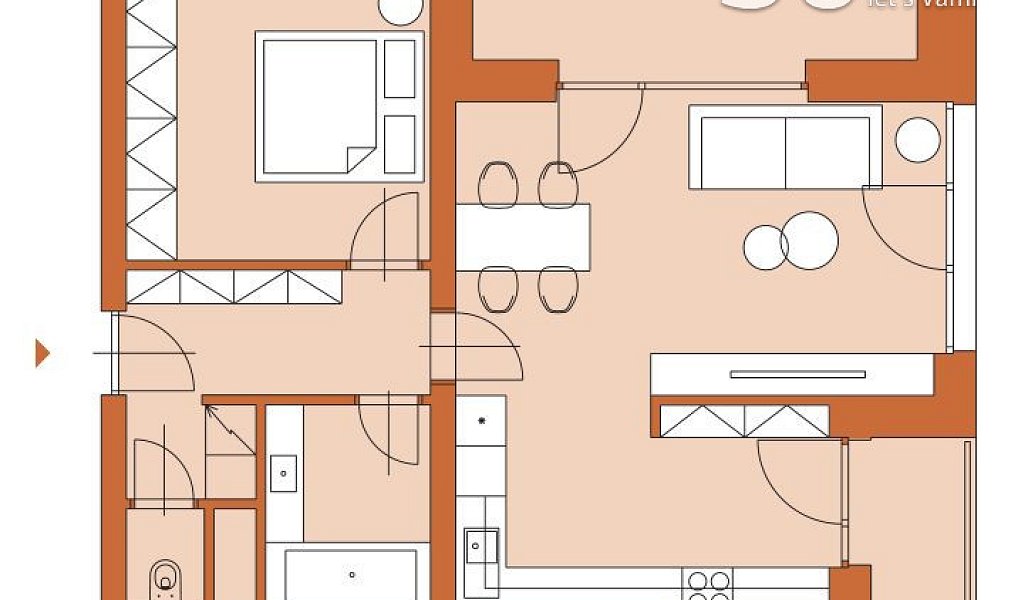 Prodej bytu 2+kk 62 m², Halenkov – náhled fotky 10