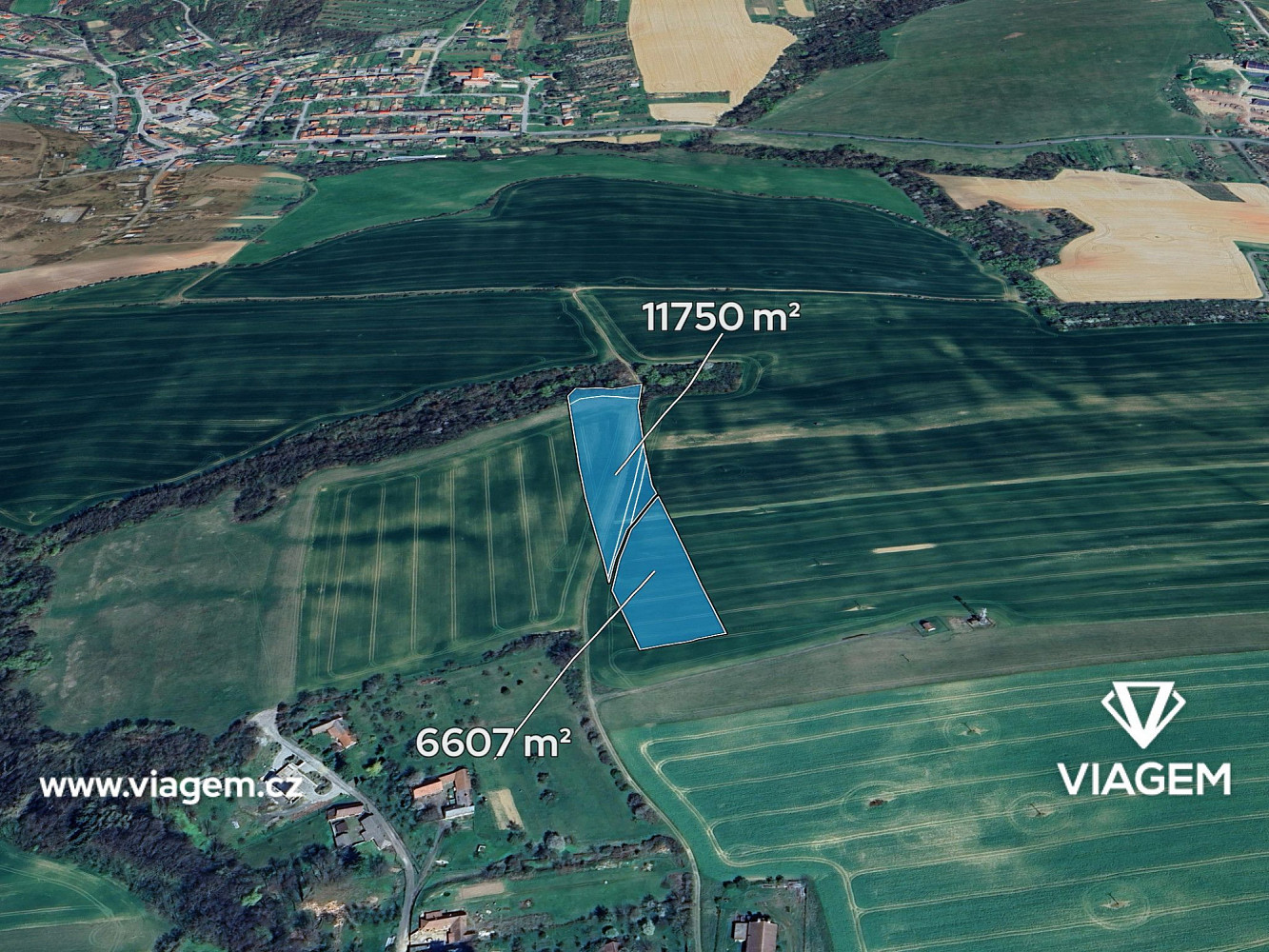 Prodej pole 6 119 m²