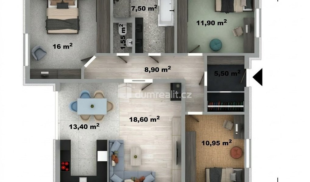 Prodej domu 115 m² s pozemkem 1 014 m², Zádveřice-Raková – náhled fotky 4